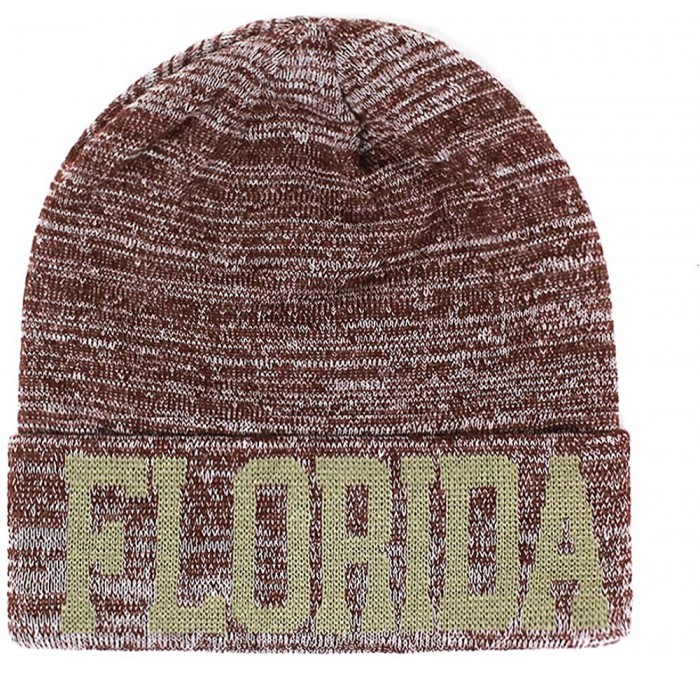 Skullies & Beanies Classic Cuff Beanie Hat Ultra Soft Blending Football Winter Skully Hat Knit Toque Cap - Sf200 Florida-burg...