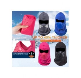 Balaclavas Unisex Ski Mask Winter Outdoor Sports Patchwork Windproof Motorcycle Helmet Fleece Warm Face Masks Shields - CC194...