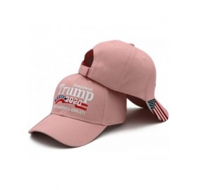 Baseball Caps Trump 2020 Keep America Great Campaign Embroidered USA Flag Hats Baseball Trucker Cap for Men and Women - CC18Y...