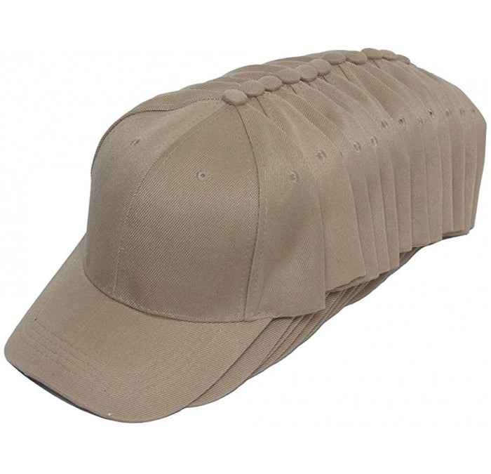 Baseball Caps 12-Pack Adjustable Baseball Hat - CL127DNOE9L $30.28