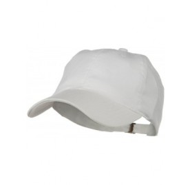 Baseball Caps Low Profile Light Weight Brushed Cap - White - CP1153M41ST $11.92