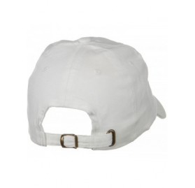 Baseball Caps Low Profile Light Weight Brushed Cap - White - CP1153M41ST $11.92