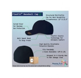 Baseball Caps Custom Flexfit Hats for Men & Women Cymru Welsh Dragon Embroidery Polyester - Dark Navy Design Only - C018XSMHY...