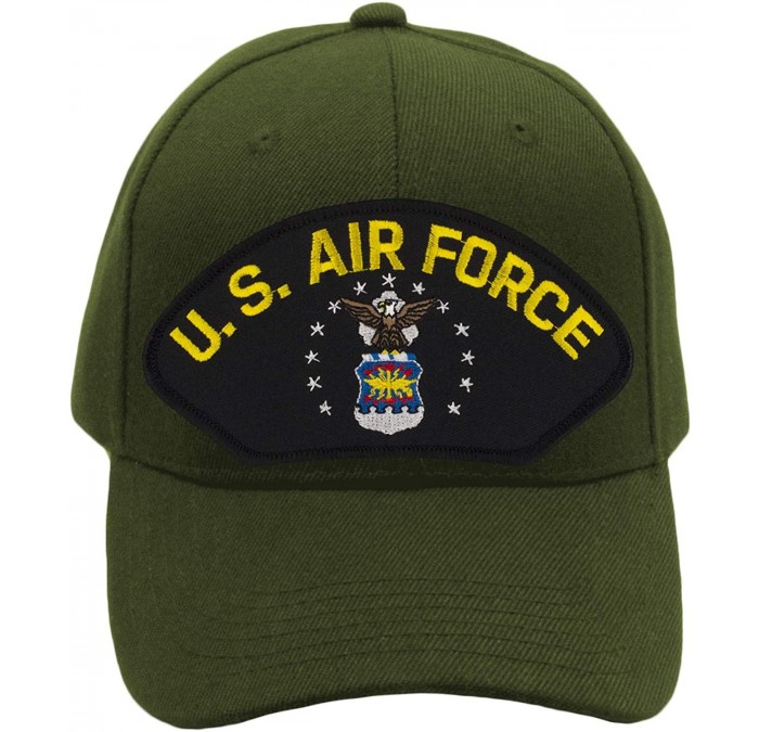 Baseball Caps US Air Force Hat/Ballcap Adjustable One Size Fits Most - Olive Green - CN18OLDQQNO $43.49