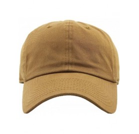 Baseball Caps Dad Hat Adjustable Plain Cotton Cap Polo Style Low Profile Baseball Caps Unstructured - Timber - C412FOW5NJX $1...