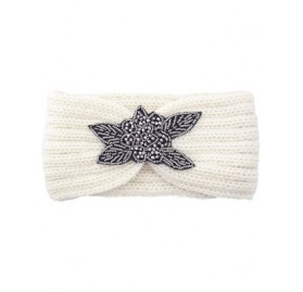 Cold Weather Headbands Chunky Headbands Warmers Crochet - White - CU192H78AHK $6.75