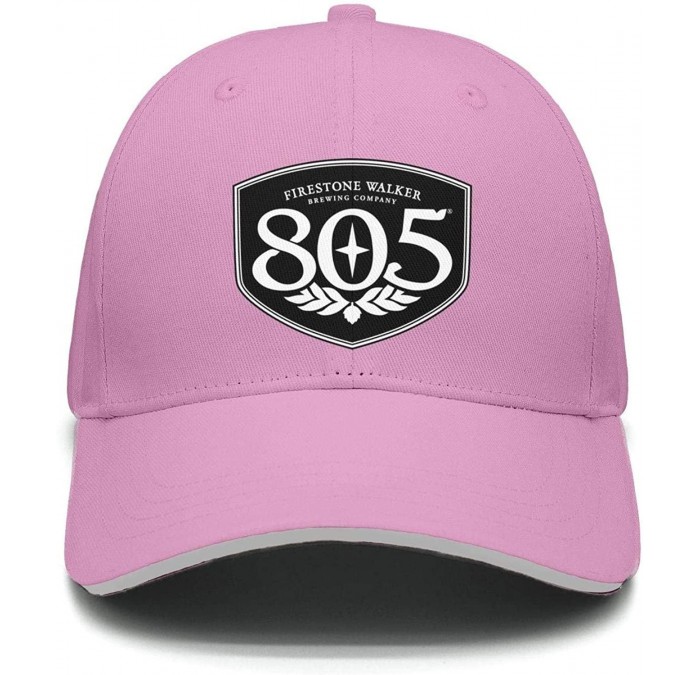 Baseball Caps Unisex Firestone-Walker-Brewing-Beer-Company- Dad Cap Snapback hat - Pink-19 - CL18O96LI08 $16.15