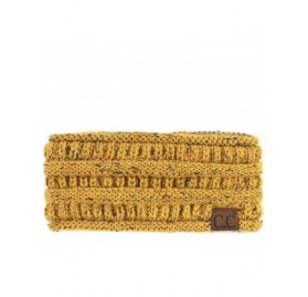Headbands Stretch Ribbed Ear Warmer Head Band with Ponytail Holder (HW-21) (HW-817) (HW-826) - Ombre Mustard - C818AEMKUAD $1...