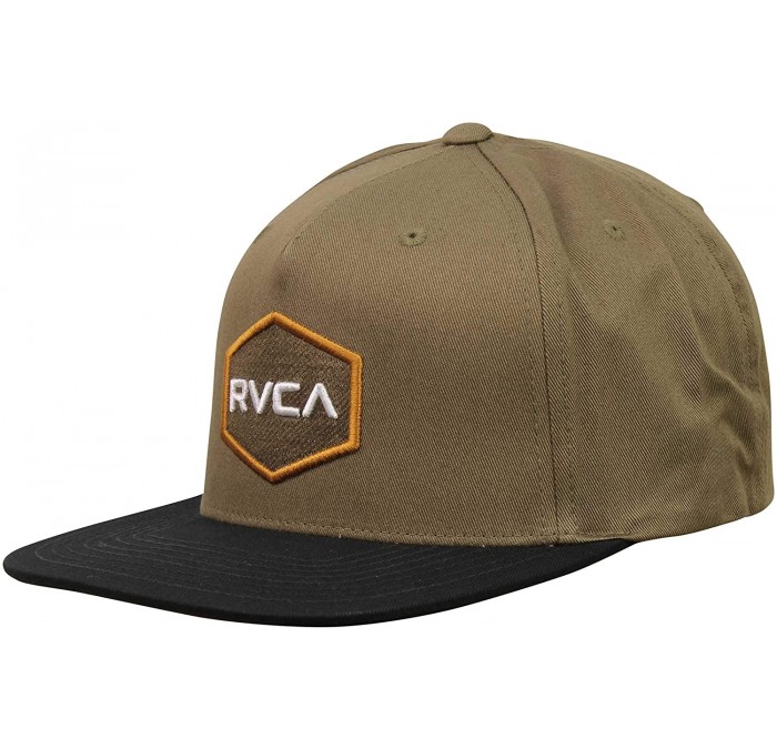 Baseball Caps Commonwealth Snapback Hat - Olive Black - CM18YQMXMI6 $22.50