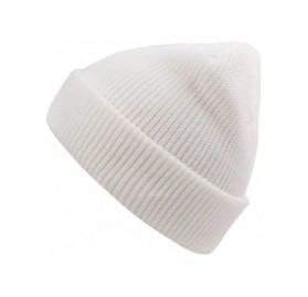 Skullies & Beanies Slouchy Beanie Hats Winter Knitted Caps Soft Warm Ski Hat Unisex - White - CN186ZU9MCZ $12.00