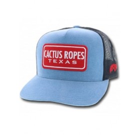 Baseball Caps Cactus Ropes Adjustable Snapback Hat - Blue/Black - CG18O7R95UX $27.03