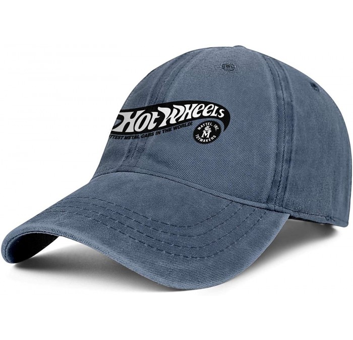 Baseball Caps Unisex WomensTrendy Denim Dad Hat Washed Hot-Wheels-Toy- Run Baseball Hat - C118WEIMXK3 $32.24