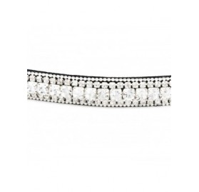 Headbands Thick Patterned Rhinestone Bridal Stretch Headbands (Style C) - Style C - C111PTVLFH9 $21.55