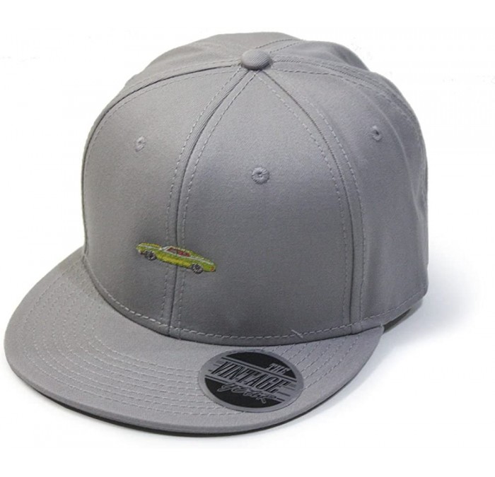 Baseball Caps Premium Plain Cotton Twill Adjustable Flat Bill Snapback Hats Baseball Caps - 70 Gray - CX12MSJ2GSL $28.04