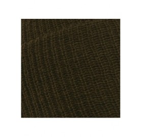 Skullies & Beanies Military Wool Cuff Beanie - Olive - CT113RD5UFT $25.37