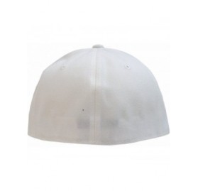 Baseball Caps Fitted Baseball Cap 7 3/8 - White - CR119Q4I7P3 $10.61