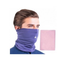 Balaclavas Face Mask Reusable with Filter - Anti Pollution Neck Gaiter - Face Cover - Petrol - CG198XKI3UQ $23.03