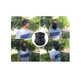 Balaclavas Neck Gaiter-Multifunctional Bandana Headwear Headband Face Scarf for Dust-Outdoors-Festivals-Sports - H_black - CK...