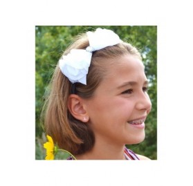 Headbands Chiffon Cone Bow Elastic Headband - Brown - CH110958RPX $18.42
