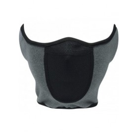 Balaclavas Half Ski Mask Windproof Face Cover Winter Warm Ear Warmer Cold Weather Men Women - Grey - CX18AD9GIHO $10.41