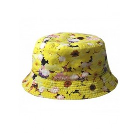 Bucket Hats Womens Flowerchild Bucket Hat - Yellowberry - CC121D9YETV $11.00