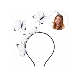 Headbands Butterfly Headband Headbands Accessories - White - CW18QSA7IO3 $8.44