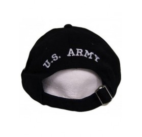 Baseball Caps U.S. Army 1775 Embroidered Black Baseball Hat Cap 3D Licensed Cover - C318N80IE33 $14.15