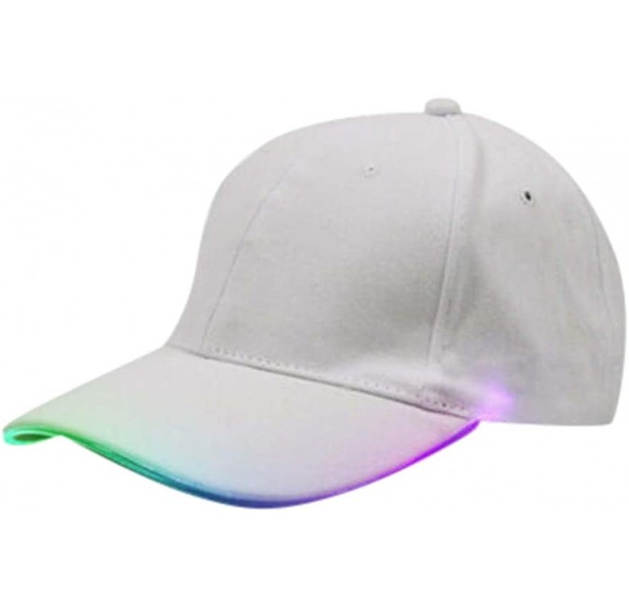 Baseball Caps LED Lighted up Hat Glow Club Party Baseball Hip-Hop Adjustable Sports Cap for Festival Club Stage - Multicolor ...