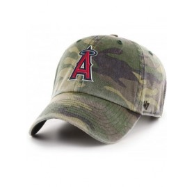 Baseball Caps L.A. Angels Clean Up Adjustable Cap (for Adults) - Camo - CP194G6KSOR $26.41