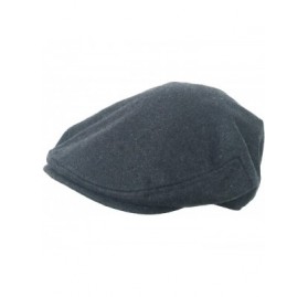 Newsboy Caps Wool Blend Ivy Scally Cap 5 Point Driver Hat Flat Newsboy - Charcoal Grey - CK12EFHH3Y1 $37.75