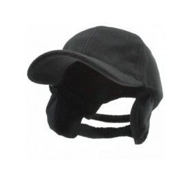 Baseball Caps Micro Fleece Low Profile Adjustable Baseball Caps Beanie Balaclava Neck Gaiters - Earflaps Black - C21208M8Z6H ...