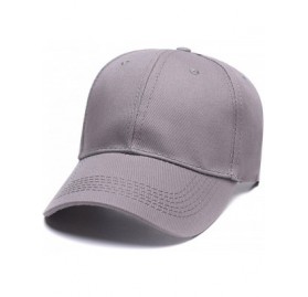 Baseball Caps Custom Embroidered Baseball Hat Personalized Adjustable Cowboy Cap Add Your Text - Gray - CZ18H483WLE $33.93