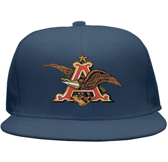 Baseball Caps Personalized Anheuser-Busch-Beer-Sign- Baseball Hats New mesh Caps - Navy-blue-16 - CR18RHC4QEK $38.29