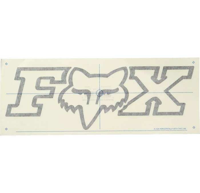 Skullies & Beanies Men's F-Head-x Thermal Die Cut Sticker 10 Inch - Black - CF116A9G267 $18.89