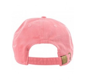 Baseball Caps Baseball Caps 100% Cotton Plain Blank Adjustable Size Wholesale LOT 12 Pack - Light Pink - C3182I05H8A $28.47