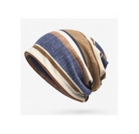 Skullies & Beanies Women Cotton Beanie Lace Soft Sleep Cap Slouchy Chemo Hats - Stripe 02 - CA196D7C8T4 $15.76