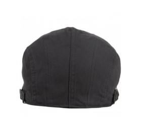Newsboy Caps Men's Cotton Flat Ivy Gatsby Newsboy Driving Hat Cap - 2 Pack-b - C5189NIISUE $13.65