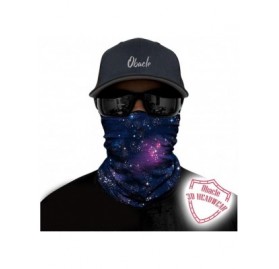 Balaclavas Seamless Bandana Face Mask Rave Men Women for Dust Sun Wind Protection - Starry Sky Purple Pink - C019996C8G2 $11.52